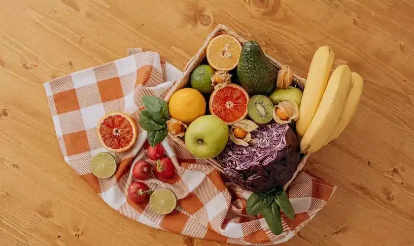 a fruit basket