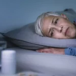 A woman see something while sleep